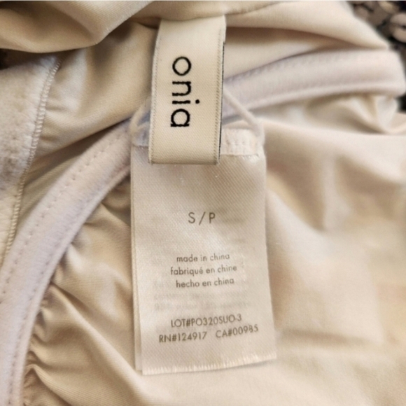 Onia Gabriella Swimsuit Womens Size Small One Peace Rainbow Striped High Cut - Picture 11 of 12